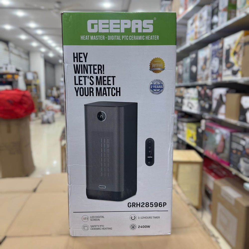 Geepas Heat Master Digital PTC Ceramic Heater 28596