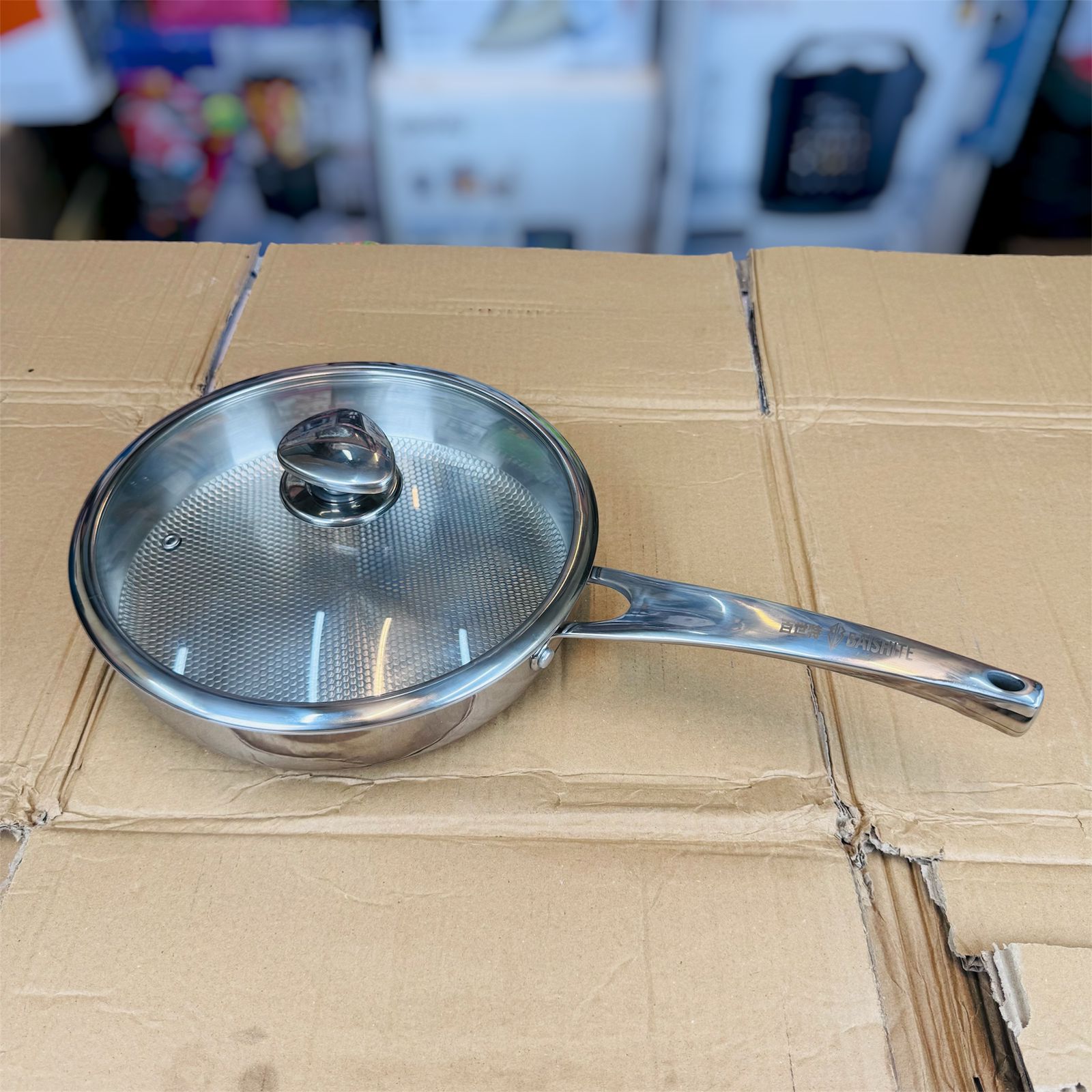 lot imported lasser coating stainlees steel 26CM