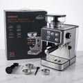 UAKEEN 1350W Espresso Coffee Machine with Built-In Grinder & LED Touch Screen (Model ZL-1509)
