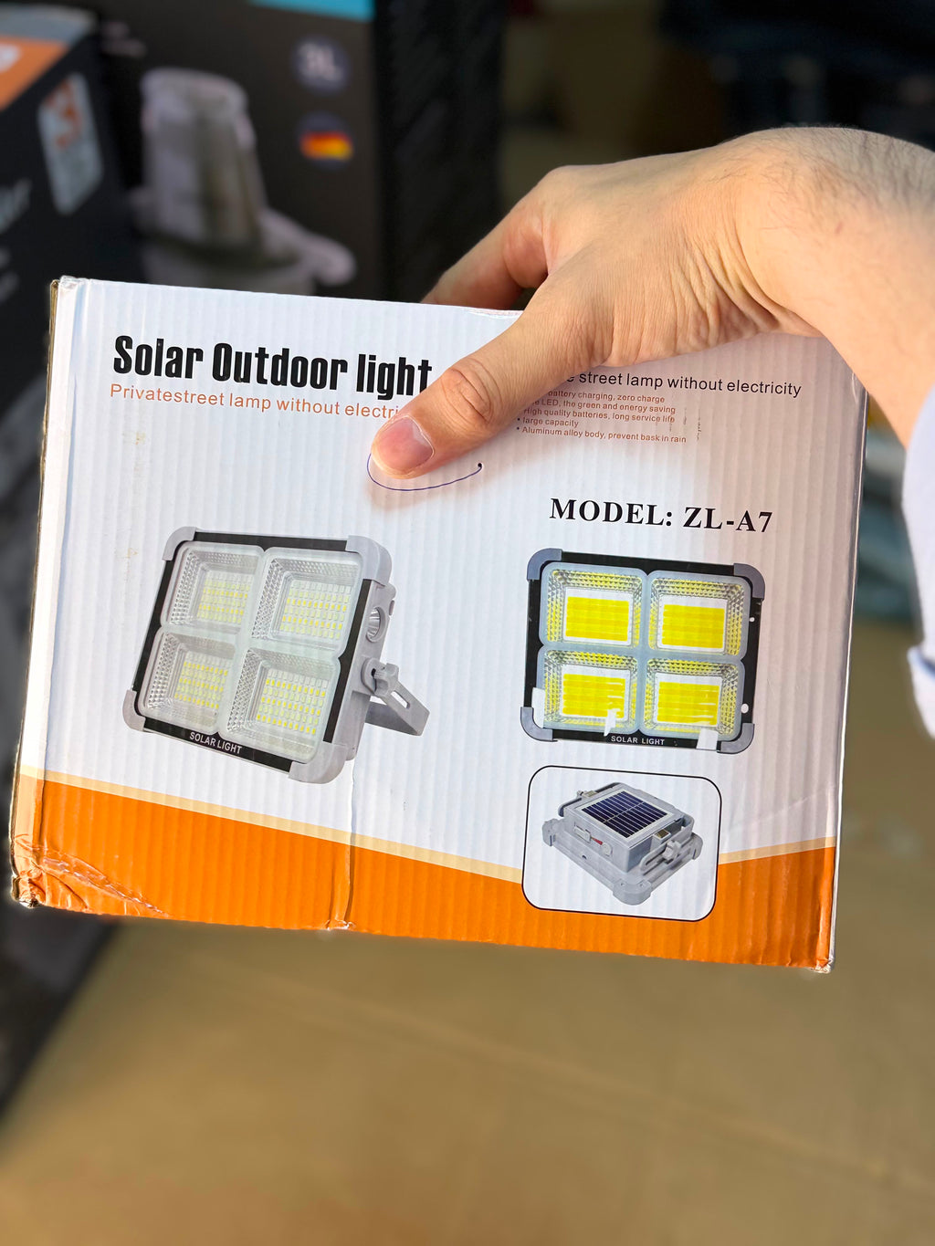 Rechargeable solar light