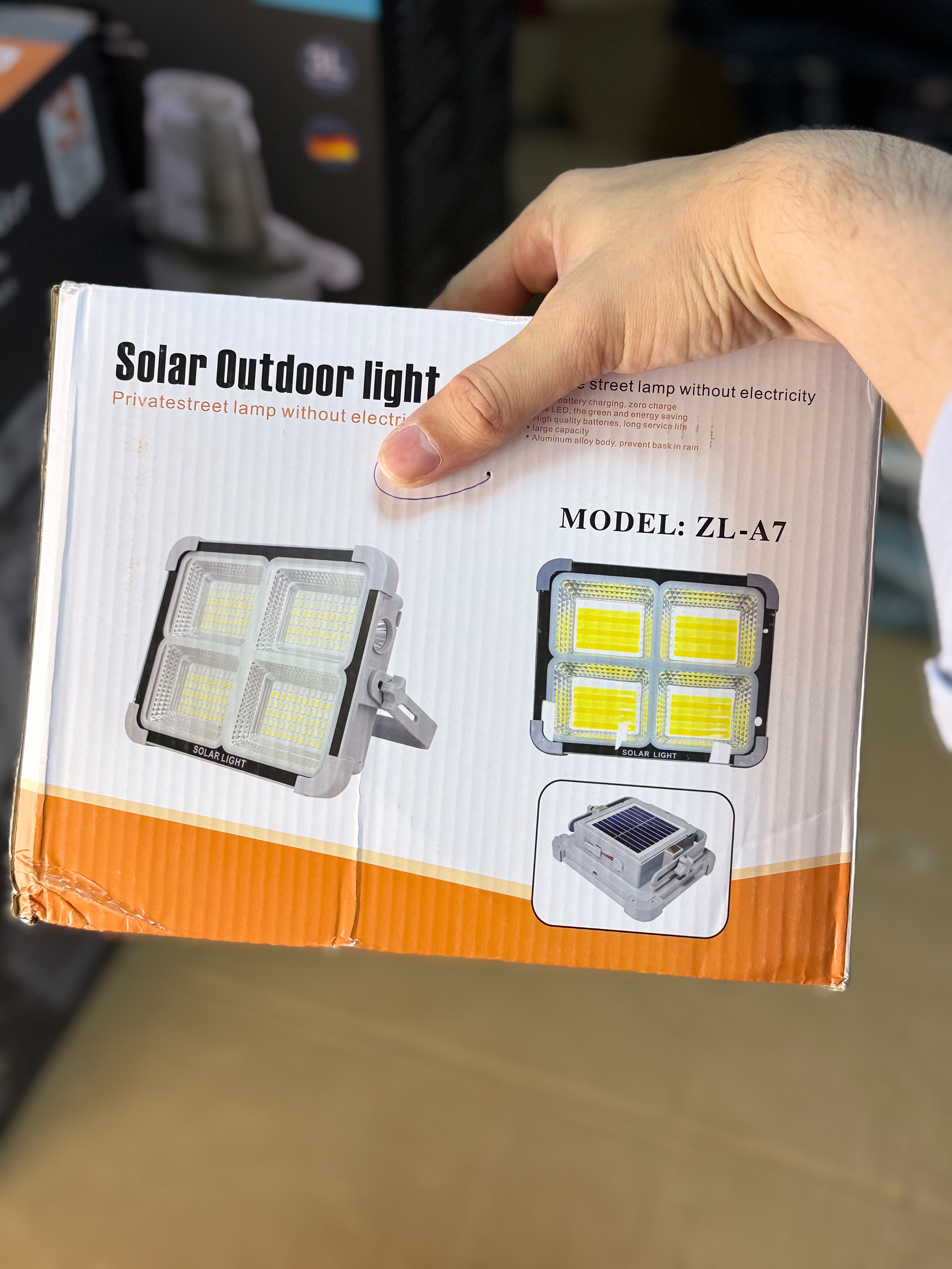 Rechargeable solar light