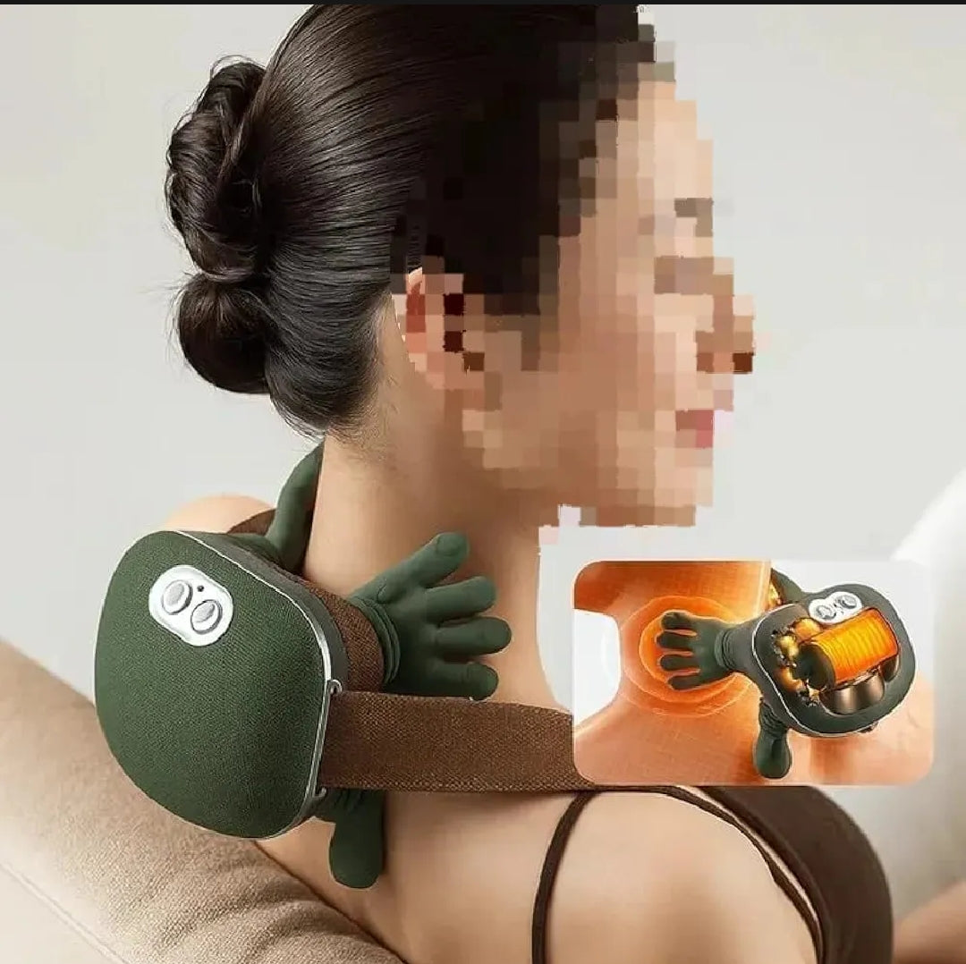 Neck & Shoulder Massager with Heat (FREE 3D Massager)