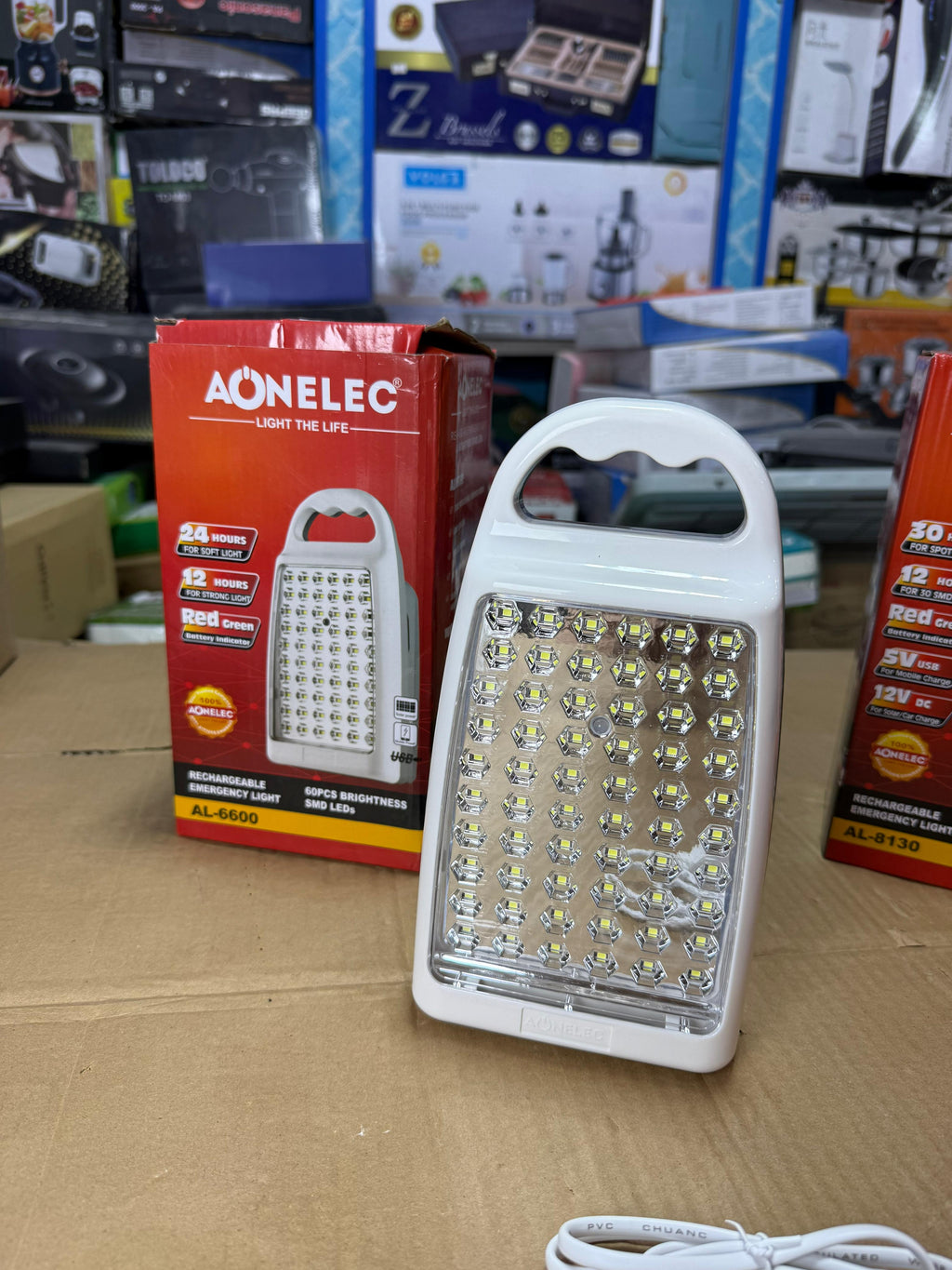 Rechargeable emergency light