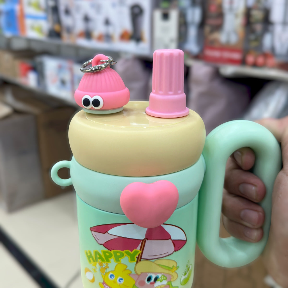 Rainbow 800ml Two Way Handle SS Tumbler