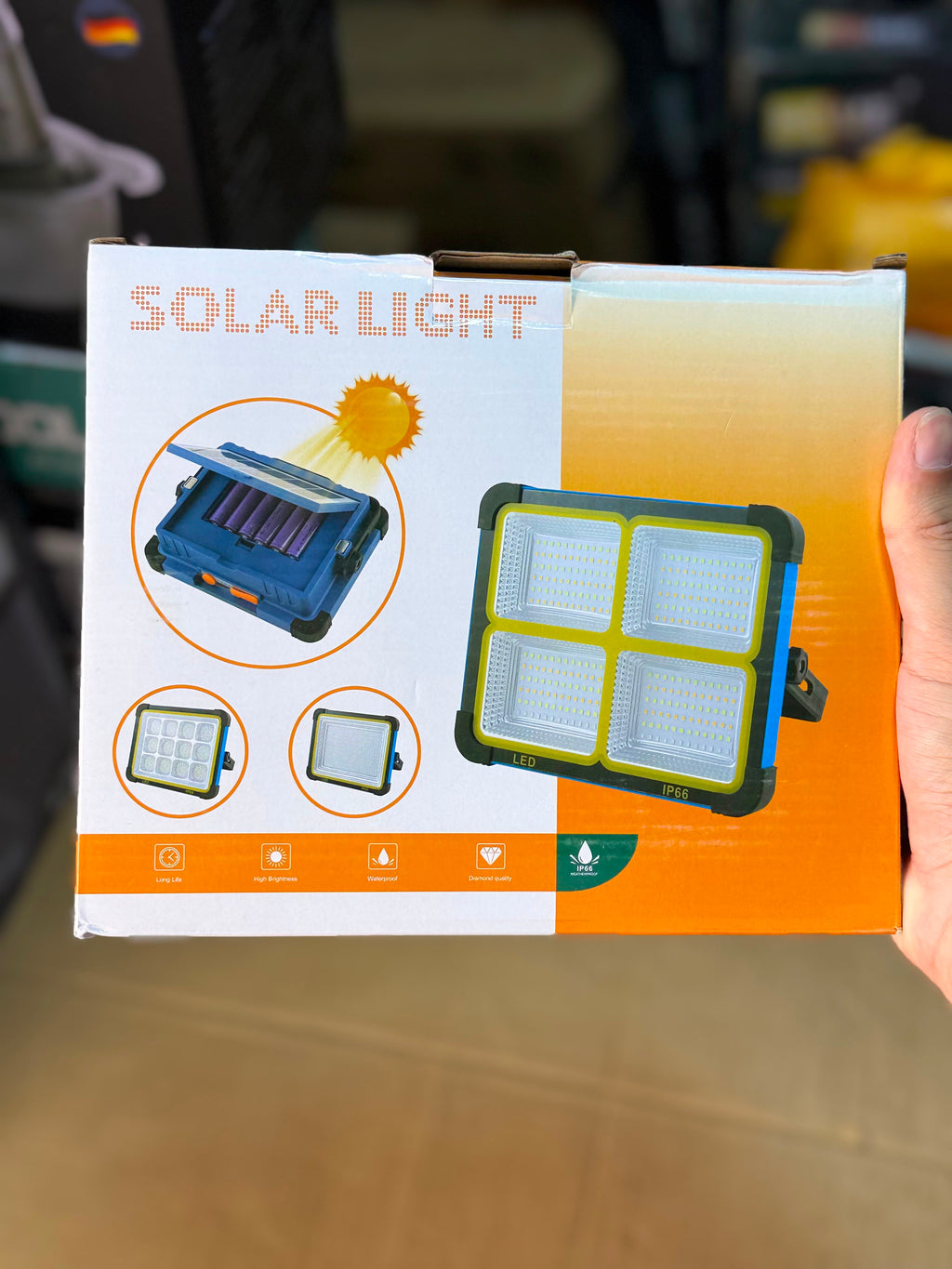 Rechargeable solar light