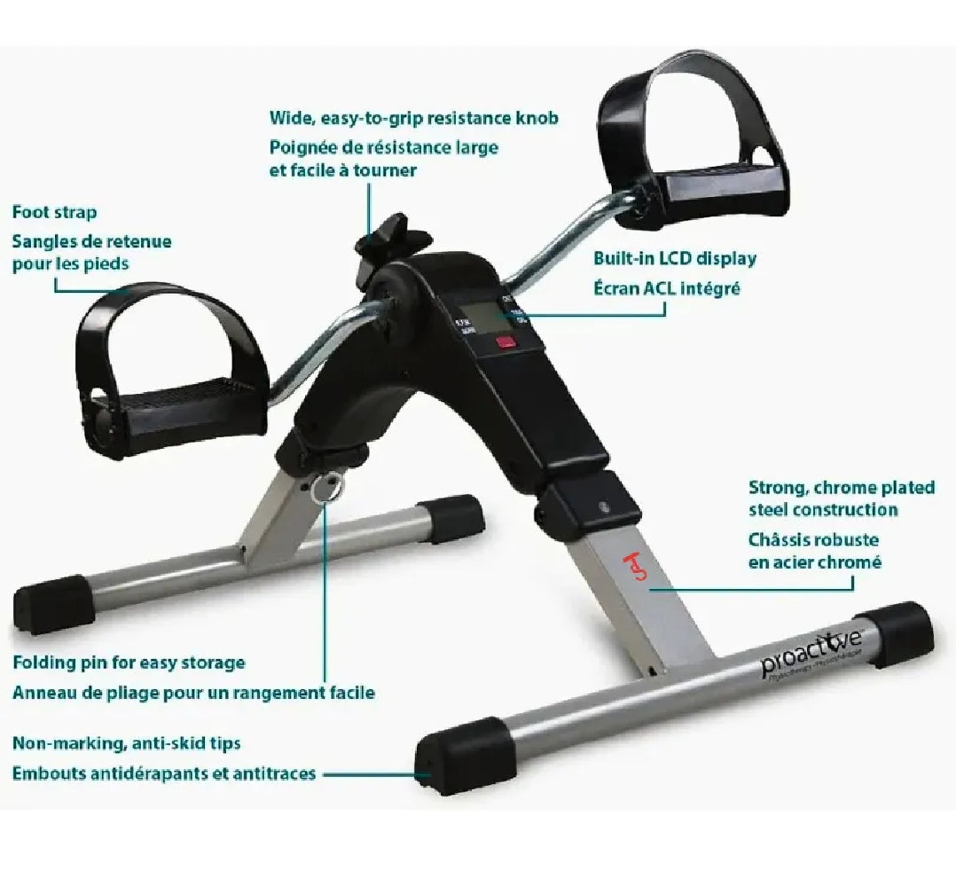 Mini Exercise cycle, exercise cycle, home exercise bike, mini bike, Mini Bike Pedal Exerciser, Mini Exercise Peddler for Seniors Legs Arms Physical Therapy Workout, cycle