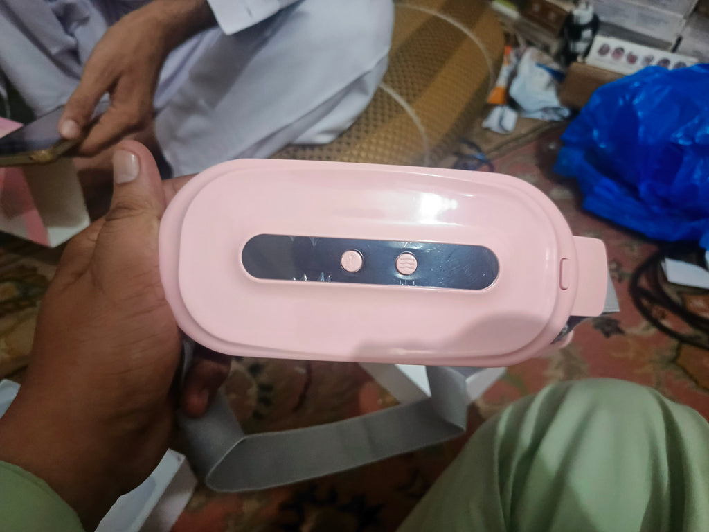 Period Cramp Relief Electric Heating Belt Massager | Luxury Desires