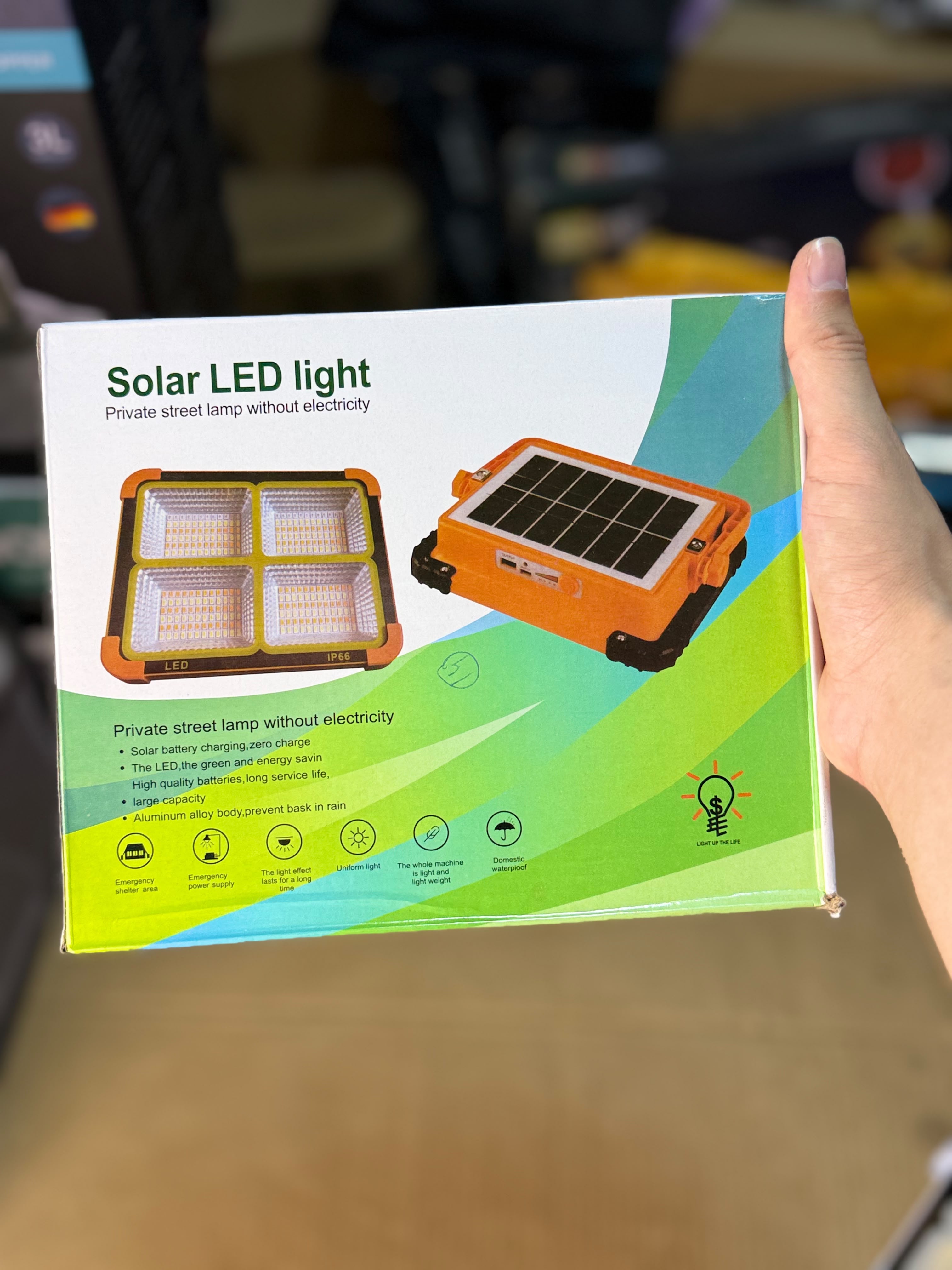 Rechargeable solar light