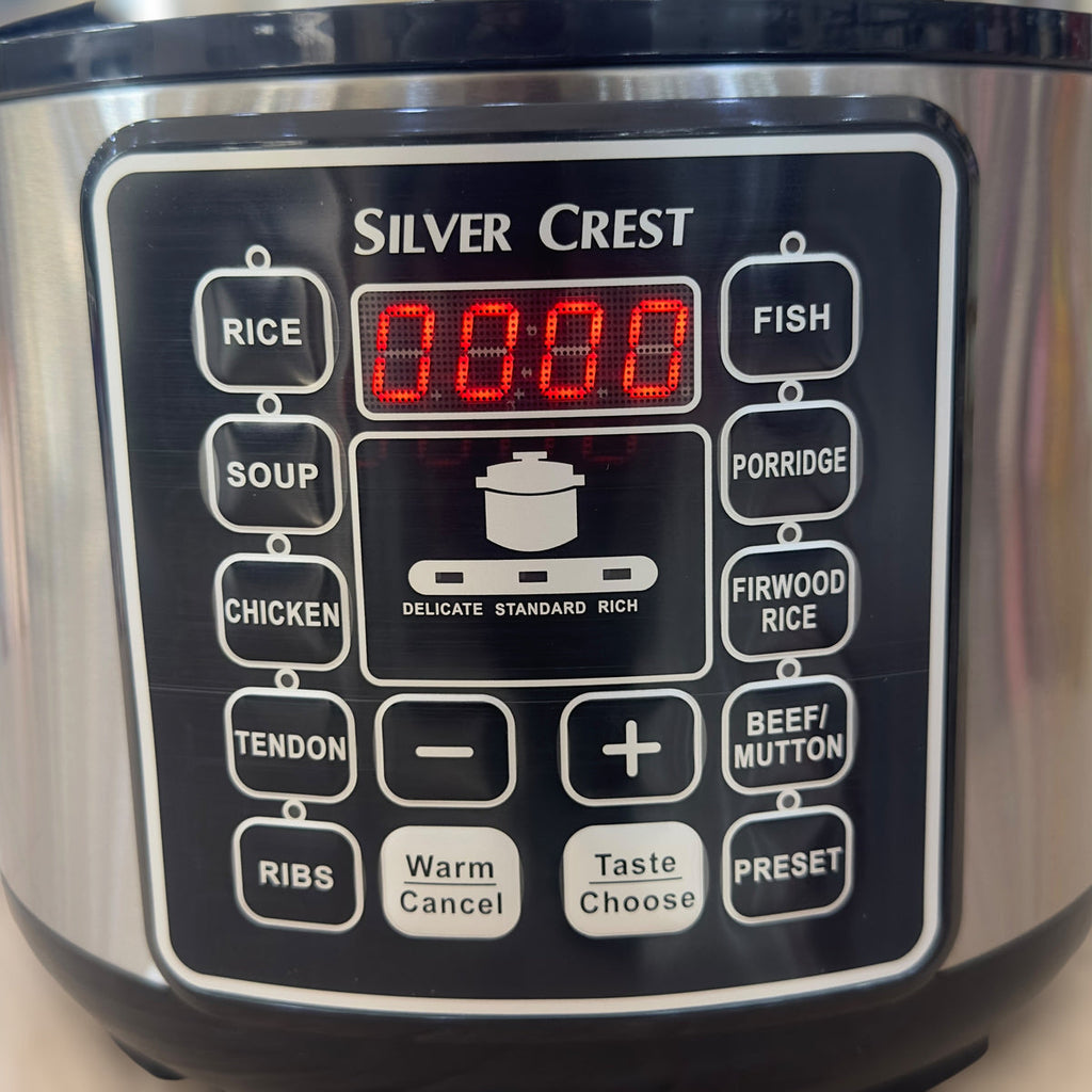 Silver Crest Digital Electric Pressure Cooker 6817