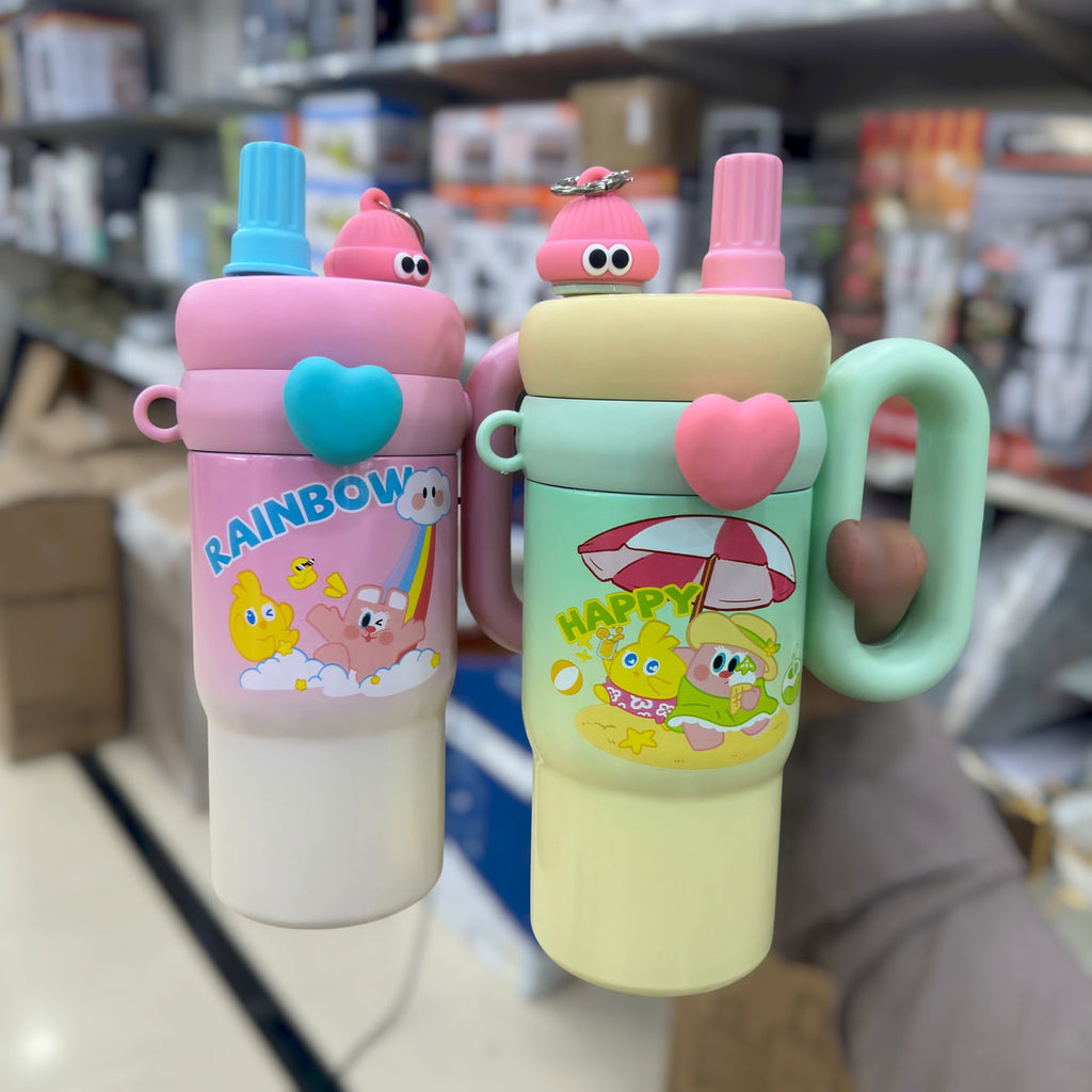 Rainbow 800ml Two Way Handle SS Tumbler