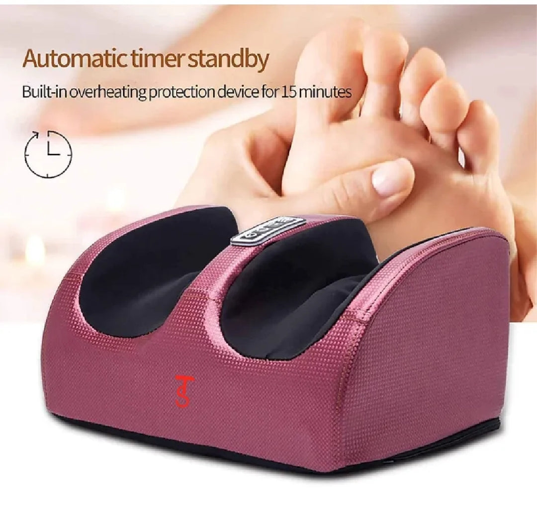 Foot Massager with Heater - Foot Leg Massager Machine Shiatsu Kneading Pain Relief Blood Circulation Booster