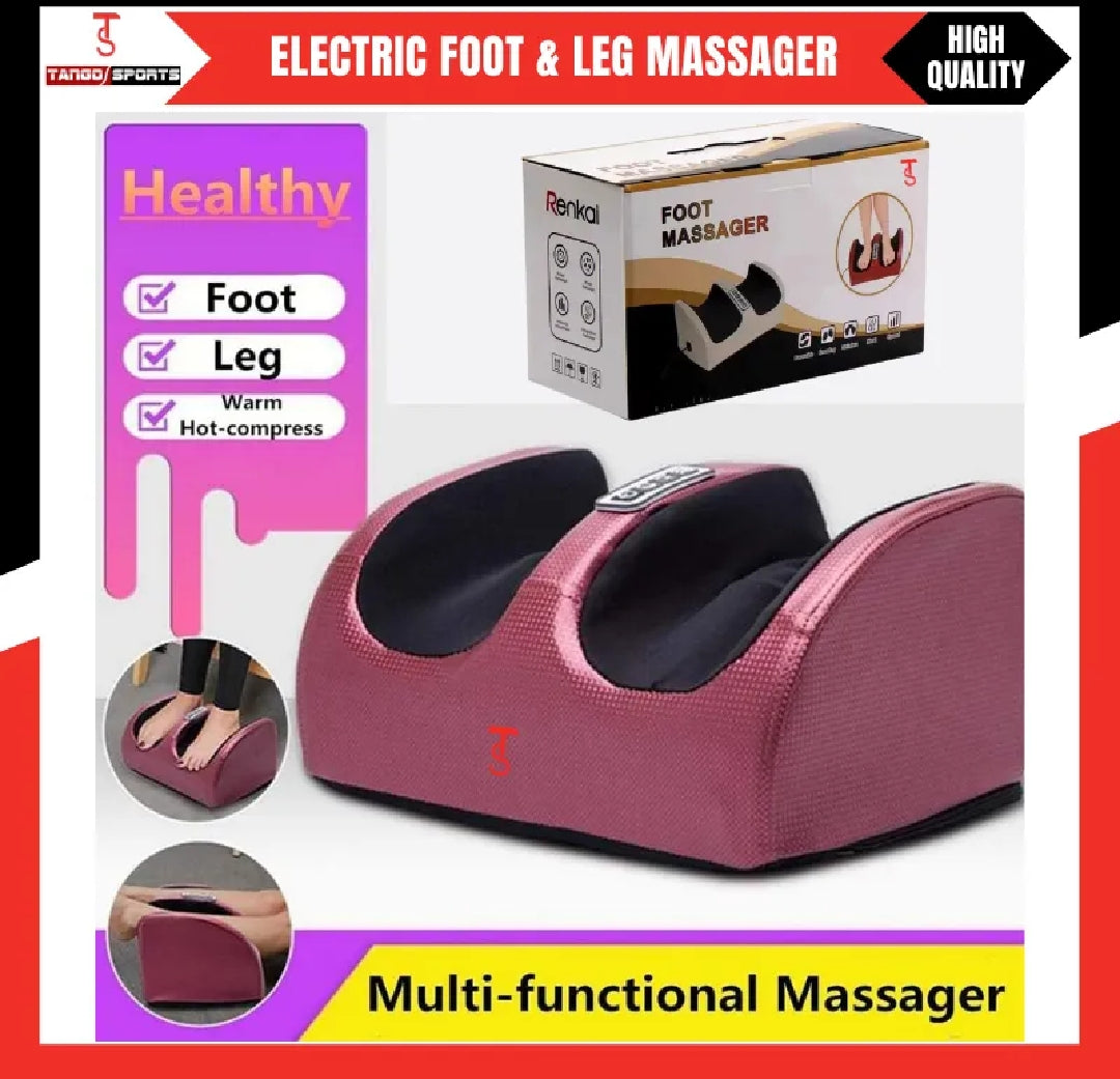 Foot Massager with Heater - Foot Leg Massager Machine Shiatsu Kneading Pain Relief Blood Circulation Booster