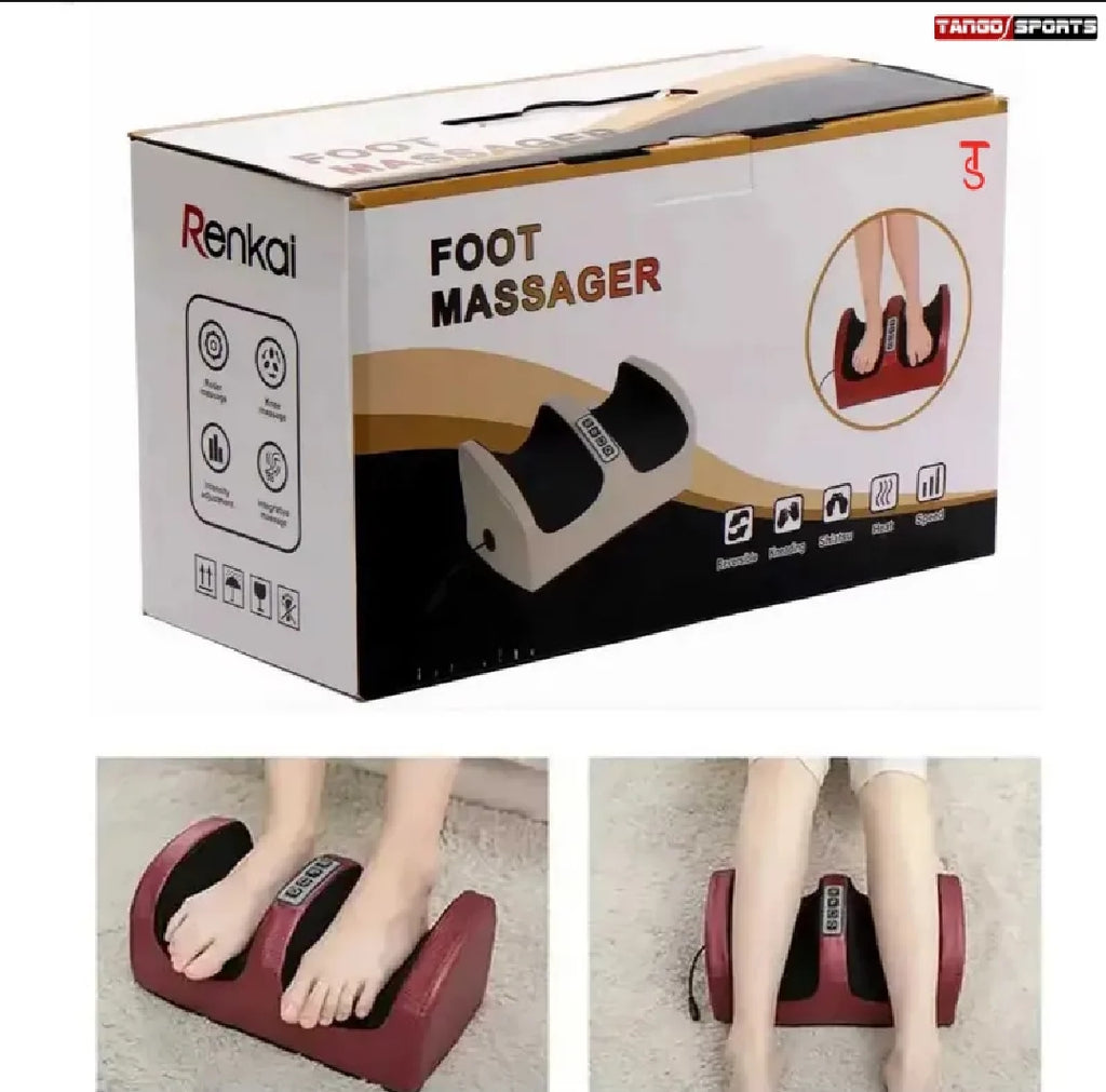 Foot Massager with Heater - Foot Leg Massager Machine Shiatsu Kneading Pain Relief Blood Circulation Booster