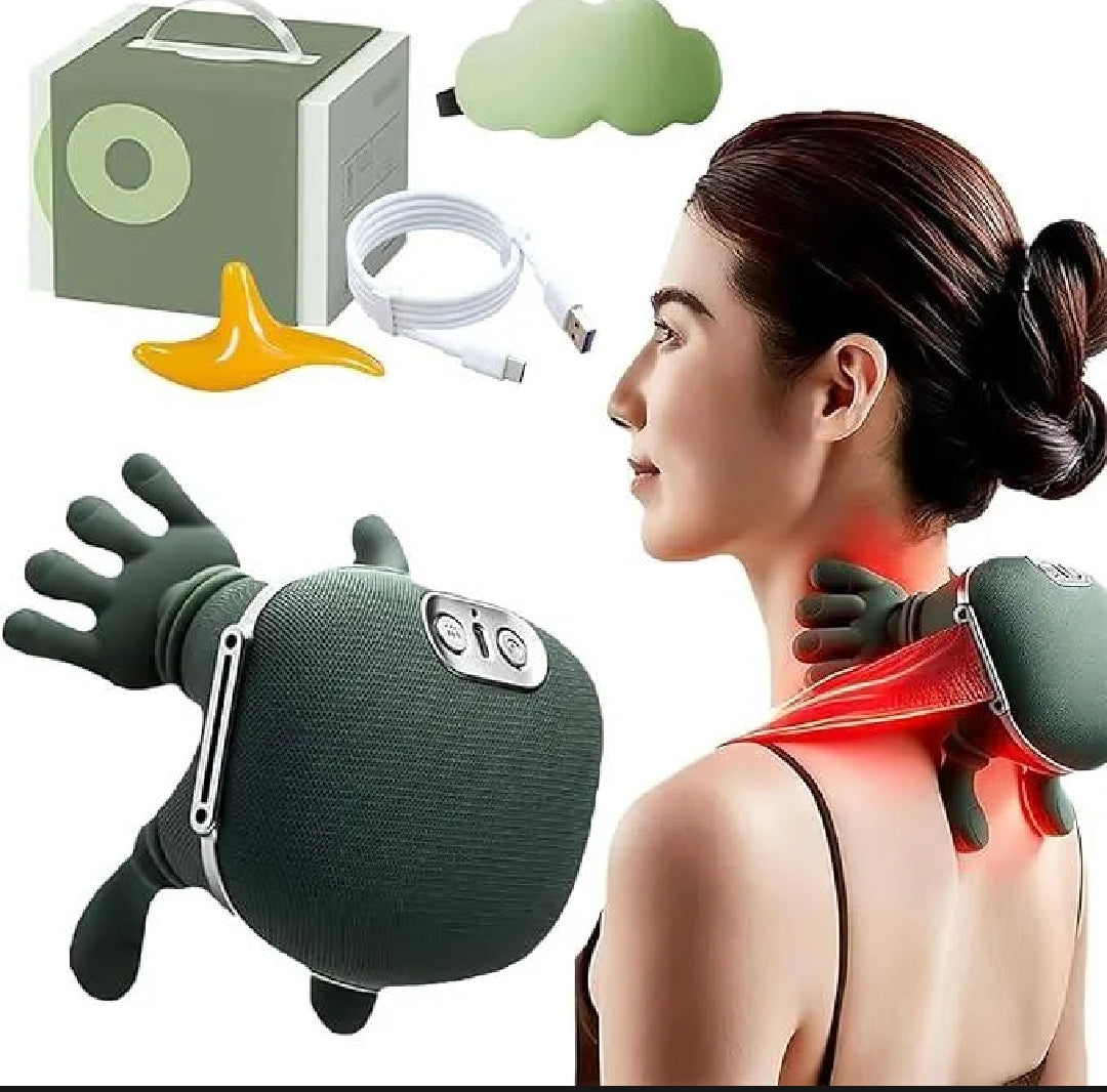 Neck & Shoulder Massager with Heat (FREE 3D Massager)