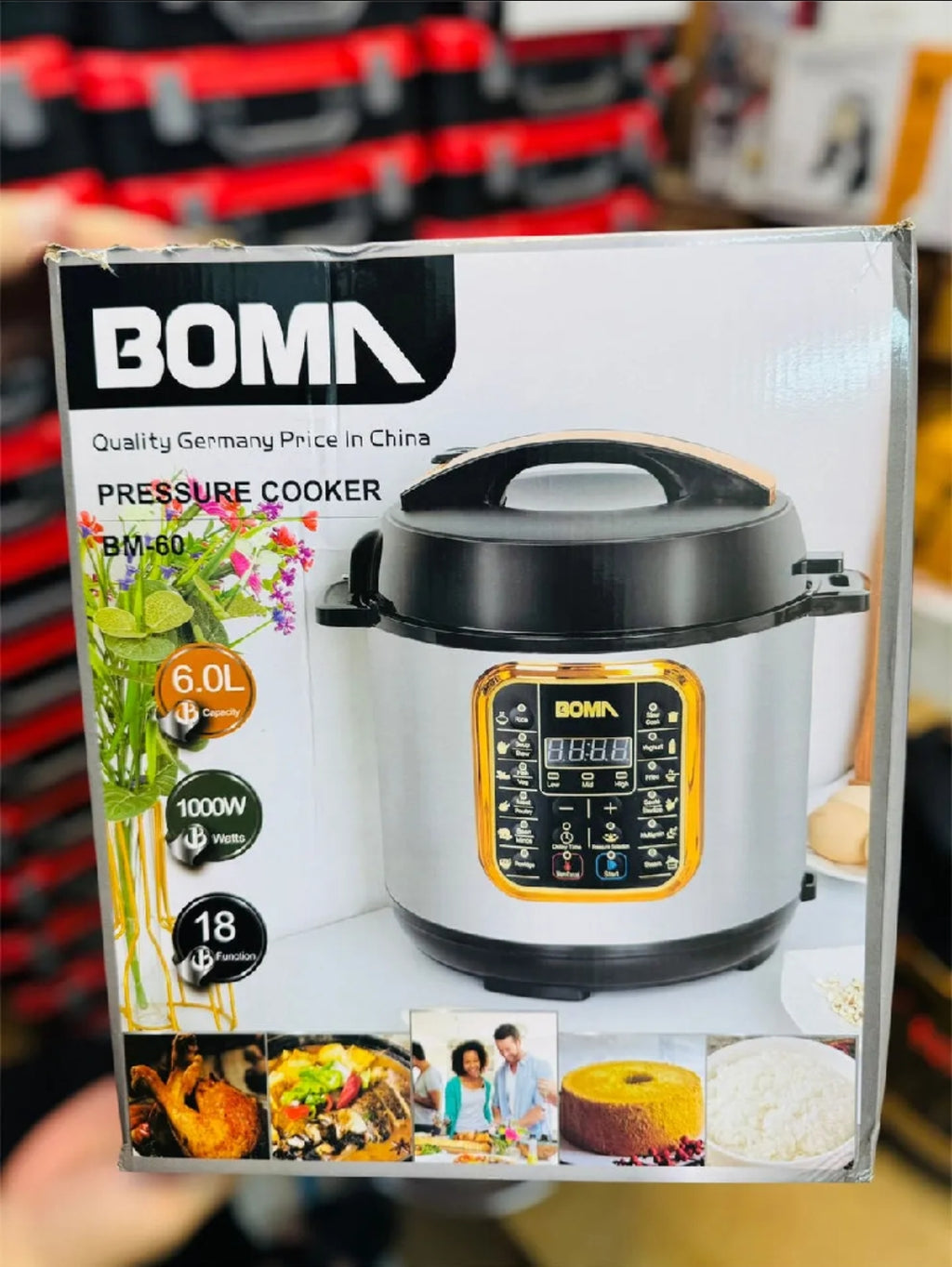 German Lot 3 in 1 Boma electric pressure Cooker