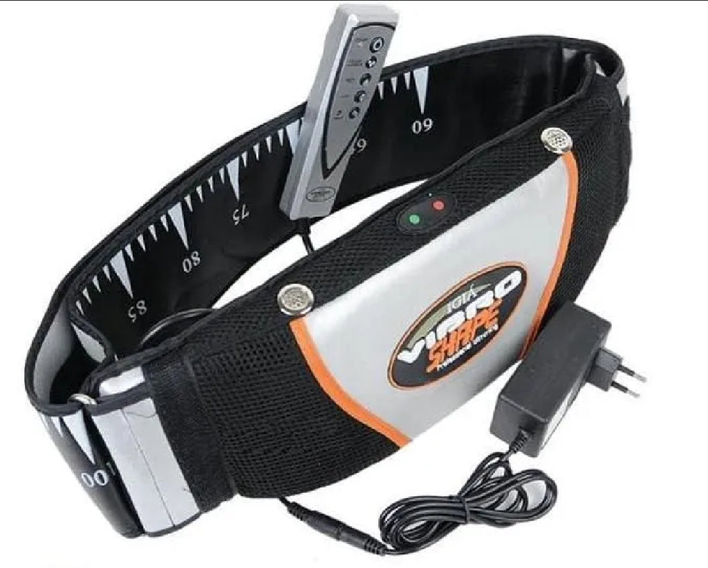 Vibro Shape Slimming Belt – Vibration & Heat Therapy for Belly Fat Reduction, Waist Trimmer, Weight Loss Belt –