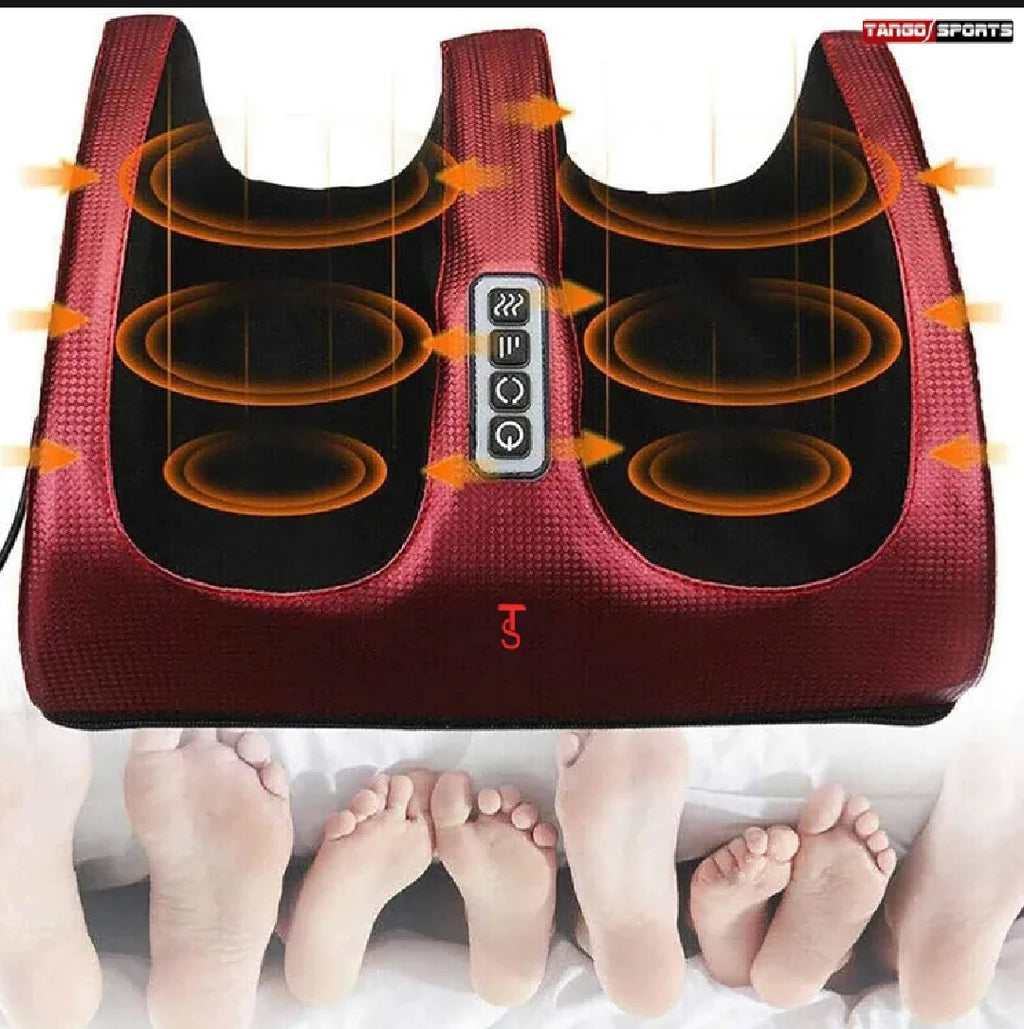 Foot Massager with Heater - Foot Leg Massager Machine Shiatsu Kneading Pain Relief Blood Circulation Booster