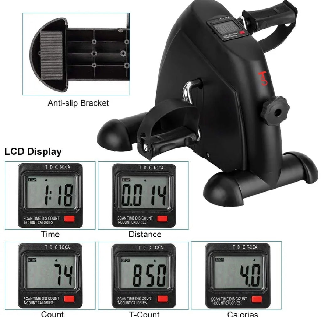 Mini Exercise Cycle Heavy Duty , Exercise bike- Black
