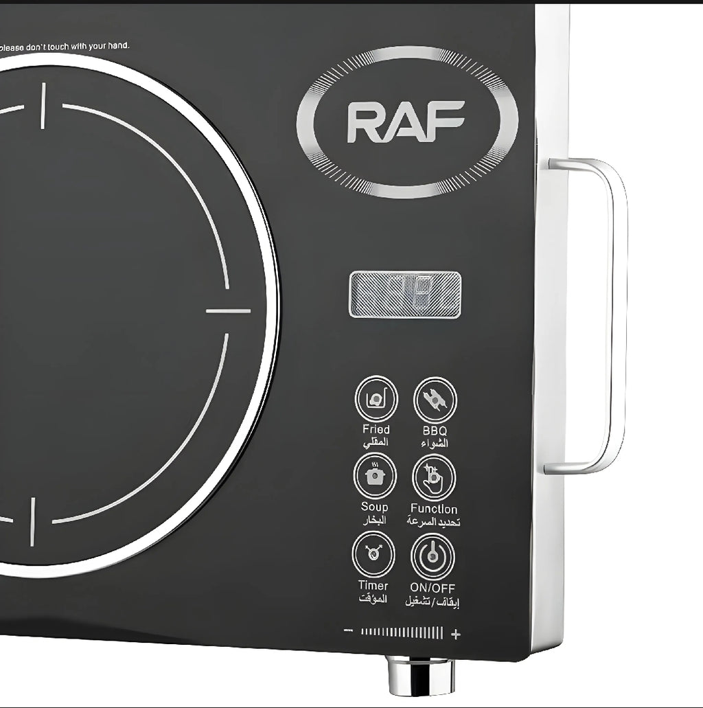 RAF 3500W Electric Infrared Ceramic Cooker - Touch Operated Induction Hot Plate with Timer, Temperature Control, and Waterproof Design-RAF Electric Chula And Stove