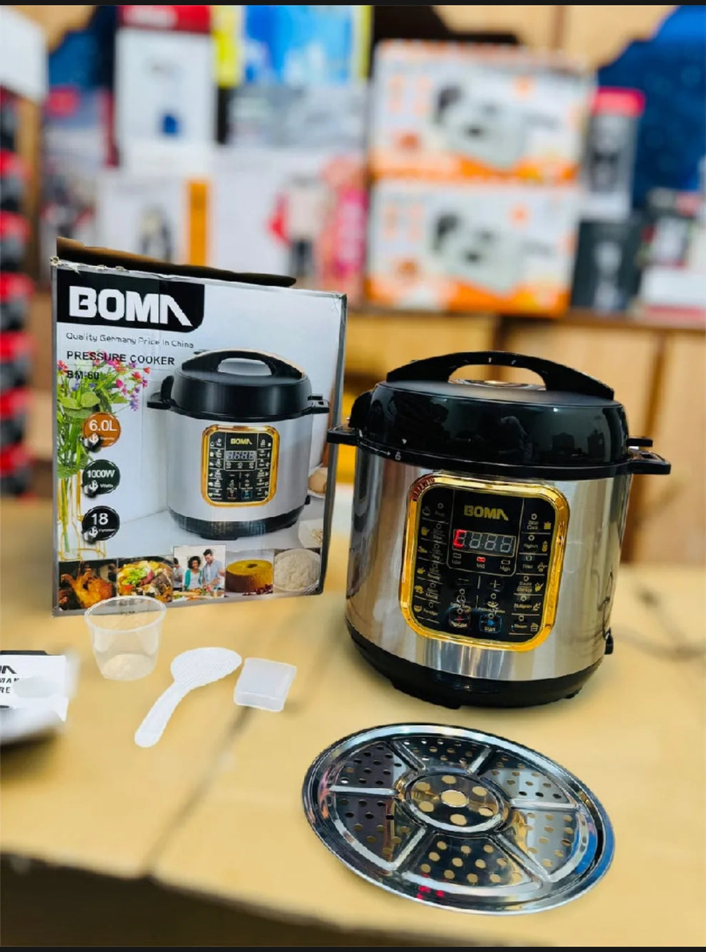 German Lot 3 in 1 Boma electric pressure Cooker