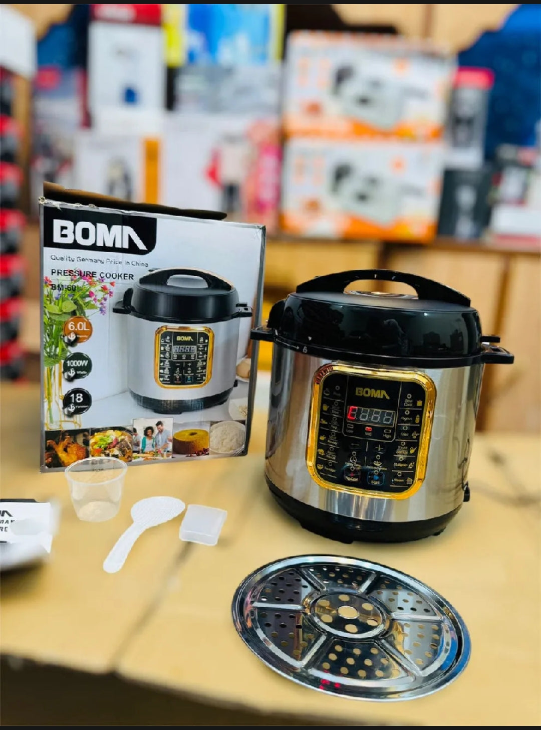 German Lot 3 in 1 Boma electric pressure Cooker