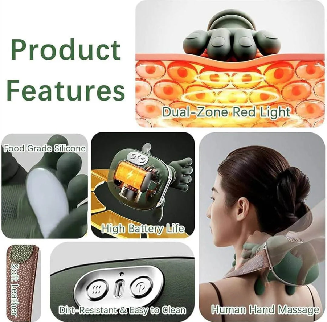 Neck & Shoulder Massager with Heat (FREE 3D Massager)