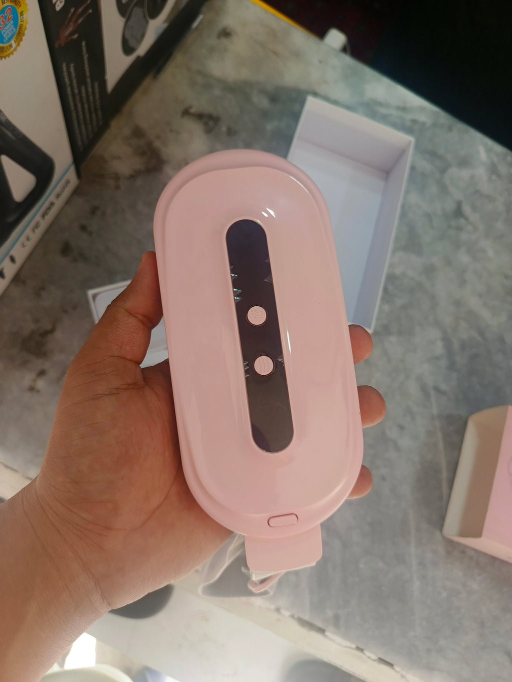 Period Cramp Relief Electric Heating Belt Massager | Luxury Desires