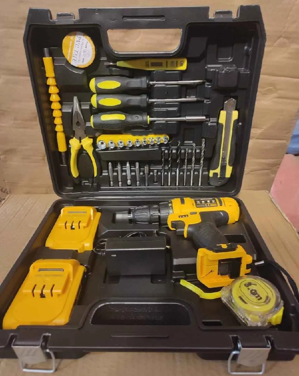 Dawreek 24V Dual Battery Gearbox 35 pieces Chargeable Drill